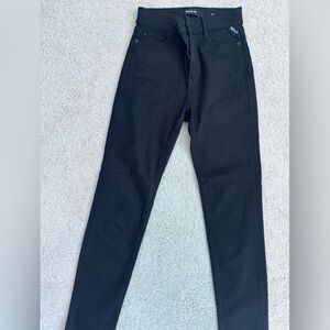 Replay jeans-Premium Italian denim high waisted slim fit jeans- black